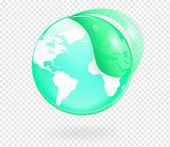 World Map Globe Icon Leaf S Heart