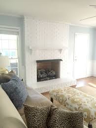 Painting Our Brick Fireplace White