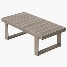 3d Model Patio Coffee Table Rectangle