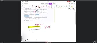 Solved 1 Find An Equation Of The Line