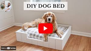 Diy Dog Bed With Shiplap Angela Marie