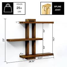 Variable Floating Shelves Wood Set