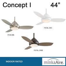 Minka Aire F516l Concept I Led 44 Ceiling Fan White