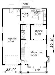 Narrow Lot House Plans Tandem Garage