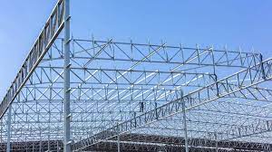 warehouse factory steel frame structure