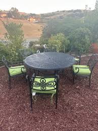 Woodard Cast Classics Dining Set Patio