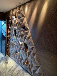 Embossed 3d Wpc Wall Panel For