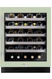 Ada Height Wine Cabinet Stainless Glass