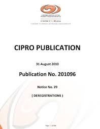 Cipro Publication Cipc