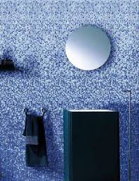 Dubond Blue Bathroom Glass Mosaic Tiles
