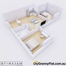 2 Bedroom Granny Flat Designs