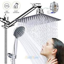 Rain Shower Head With Handheld Spray