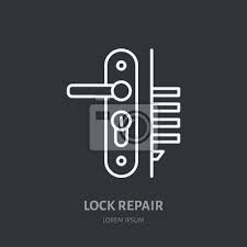 Door Locks Handle Installation Logo