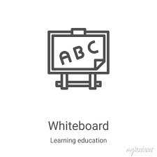 Whiteboard Icon Vector From Learning