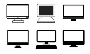 Computer Screen Icon Vector Art Icons