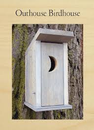 Outhouse Birdhouse Woodworking