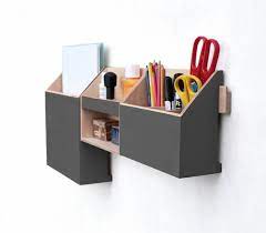 Gray Desktop Organizer Desk Organizer