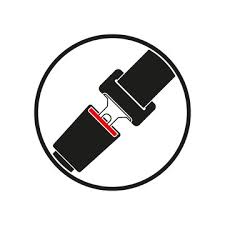 Seat Belt Icon Safety In The Car Or