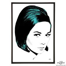 Nancy Kwan Pop Art Print Of 60s Icon