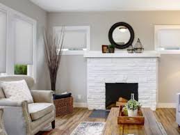 How To Paint A Textured Brick Fireplace
