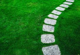 Steps To Lay Stepping Stones On Grass