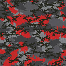 Red And Gray Camo Digital Paper