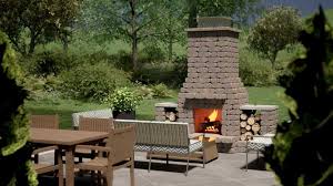 Easy Outdoor Fireplace Patio Designs