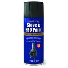 Bbq Spray Paint Black Matt 400ml