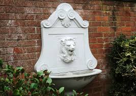 Lion Wall Bowl Fountain Haddonstone