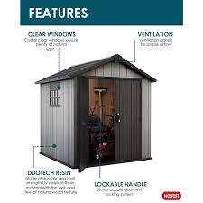 Durable Resin Plastic Storage Shed