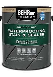 Solid Colour Waterproofing Wood Stain
