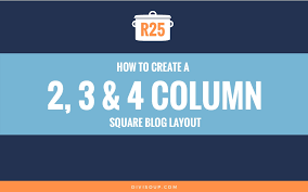 4 Column Square Blog Layout In Divi