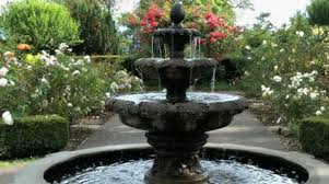 Water Fountain In Formal Gard
