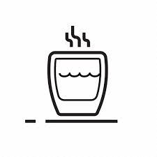 Cup Double Wall Glass Hot Tea Icon