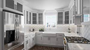 Diagonal Corner Cabinet Glass Door