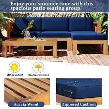 Maocao Hoom 5 Piece Wood Patio