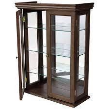 Design Toscano Country Tuscan Hardwood Wall Curio Cabinet