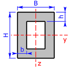 inertia section modulus calculator