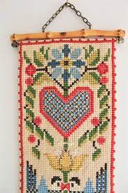 Swedish Folk Art Wall Hanging