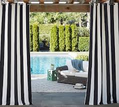 Awning Stripe Grommet Outdoor Curtain