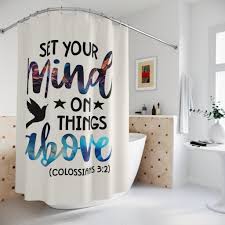 Quote Shower Curtain