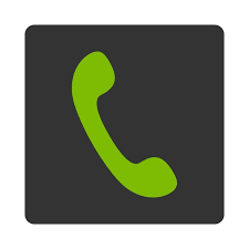 Phone Raster Icon Rounded Flat Symbol