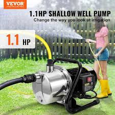 Vevor Shallow Well Pump 1 1 Hp 978gph