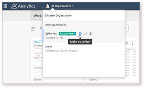 Organization Concepts In Zoho Ytics