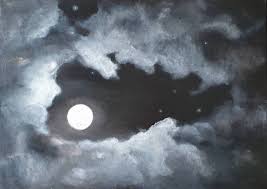 Full Moon Mystical Acrylic Dreamy