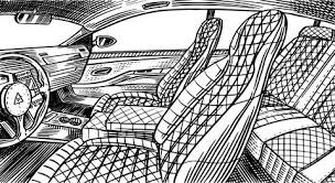 Car Seat Ilrations Stock Car Seat