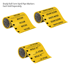 Brady Roll Form Vinyl Pipe Markers