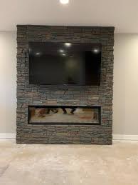 Diy Tv Wall And Fireplace Surround