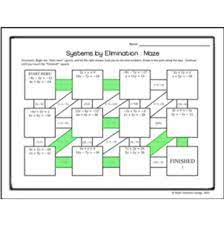 Equations Riddle And Maze Worksheets
