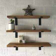 Any Size Oak Shelves With Brackets